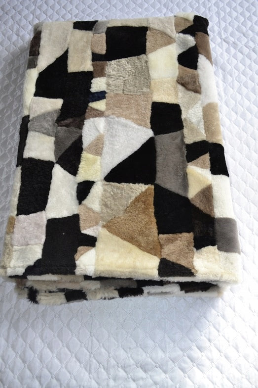 Bedspread couch sofa couch-leather sheep natural
