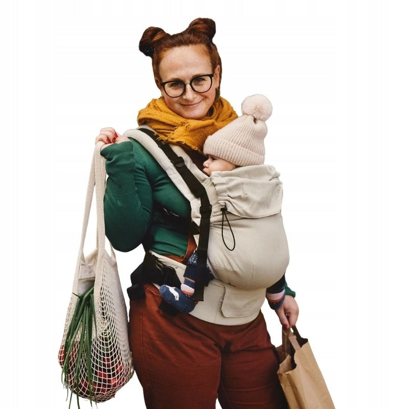 Beige Baby Carrier Little Frog Prime Beige Moonstone, Growing