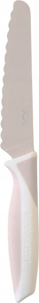 Beige Safe Kitchen Knife for Learning Slicing for Kids Kiddikutter