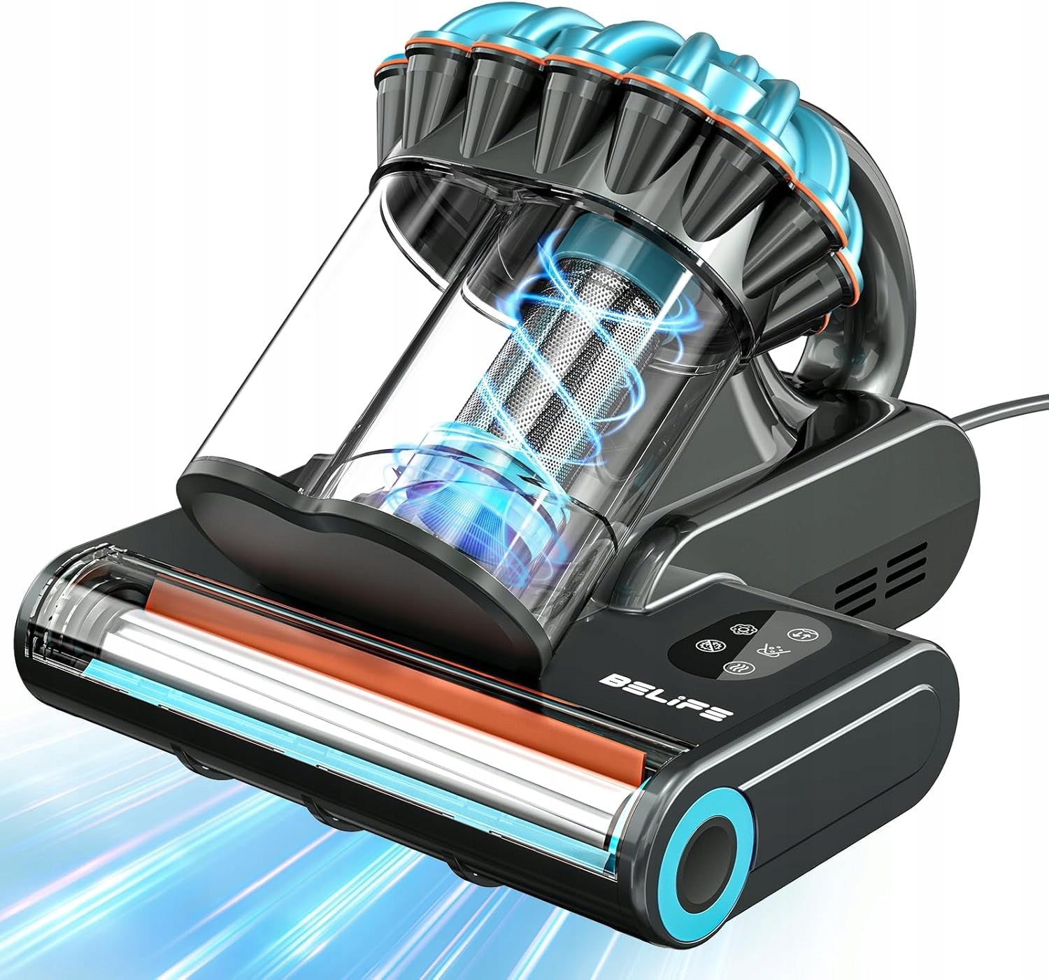 Belife M8 vacuum cleaner for UV mattresses – 550W, 18 kPa, HEPA, hot air