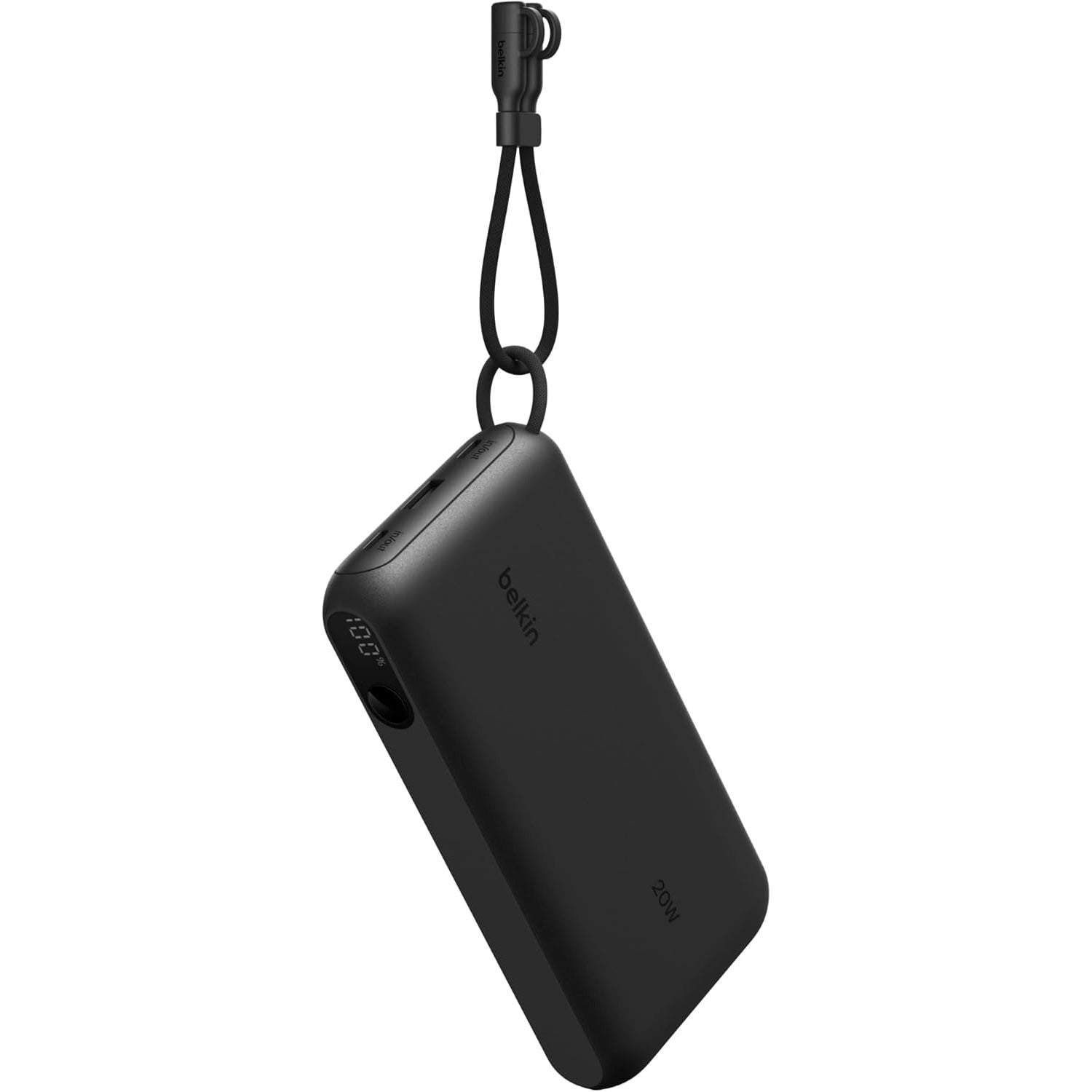 Belkin Power Bank 20K 20W, 20000 mAh battery + USB-C cable, with display
