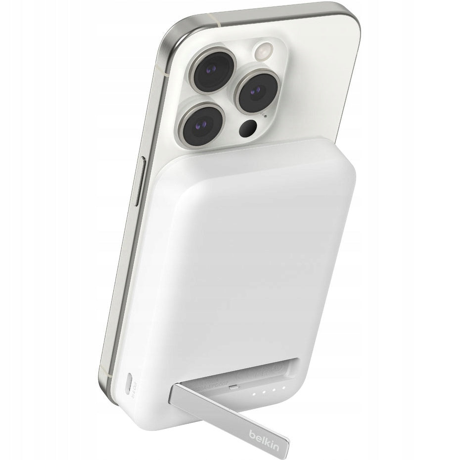Belkin Power Bank Qi2 15W 8000mAh Battery for MagSafe with KickStand Packaging status original