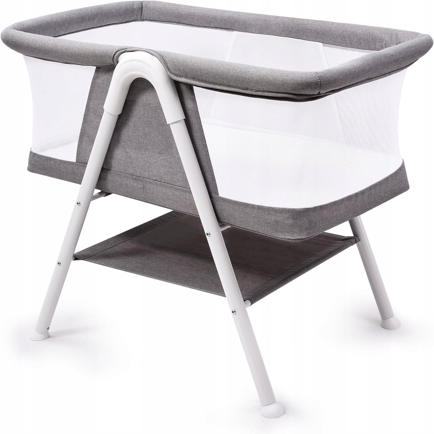 Bellababy 57 x 88 cm grey and white travel cot