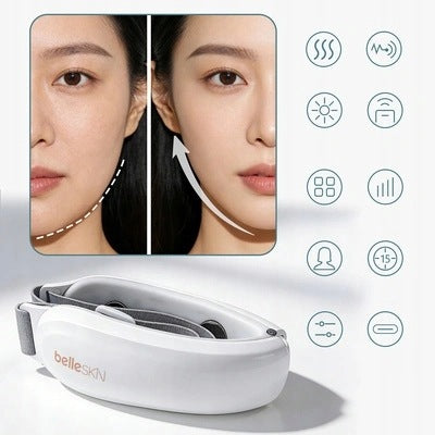 Belleskin MAXGROOM M-170 Massager for Face and Chin EMS LED - White Brand MAXGROOM