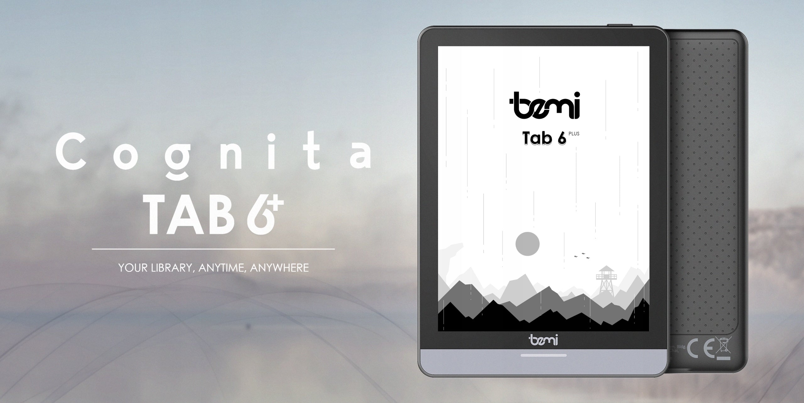 Bemi Cognita Tab6+ 6" 32GB wifi BT smartLED android Legimi EmpikGo Packaging status original