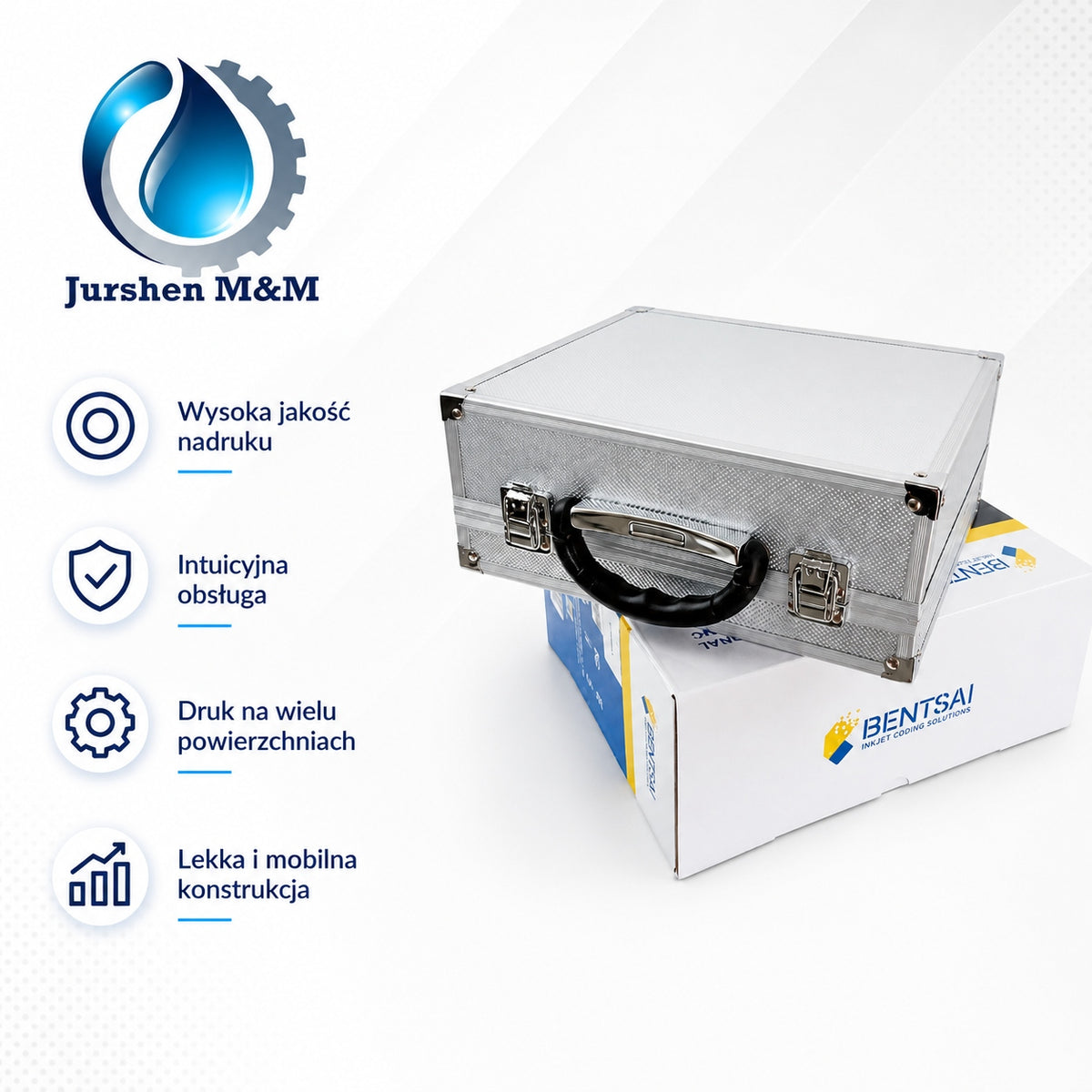 Bentsai HH6210B inkjet dater dates batch numbers 25,4 mm + cartridge Packaging status original