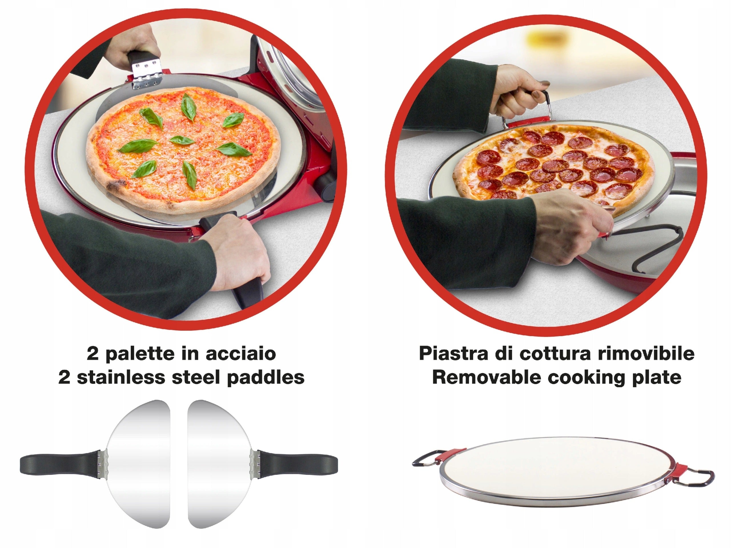 Beper P101CUD301 elektrická pec na pizzu, 1200W Brand Beper