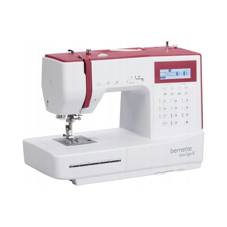 Bernette Sew&Go sewing machine 8 197 stitches LCD Manufacturer code Sew&Go 8