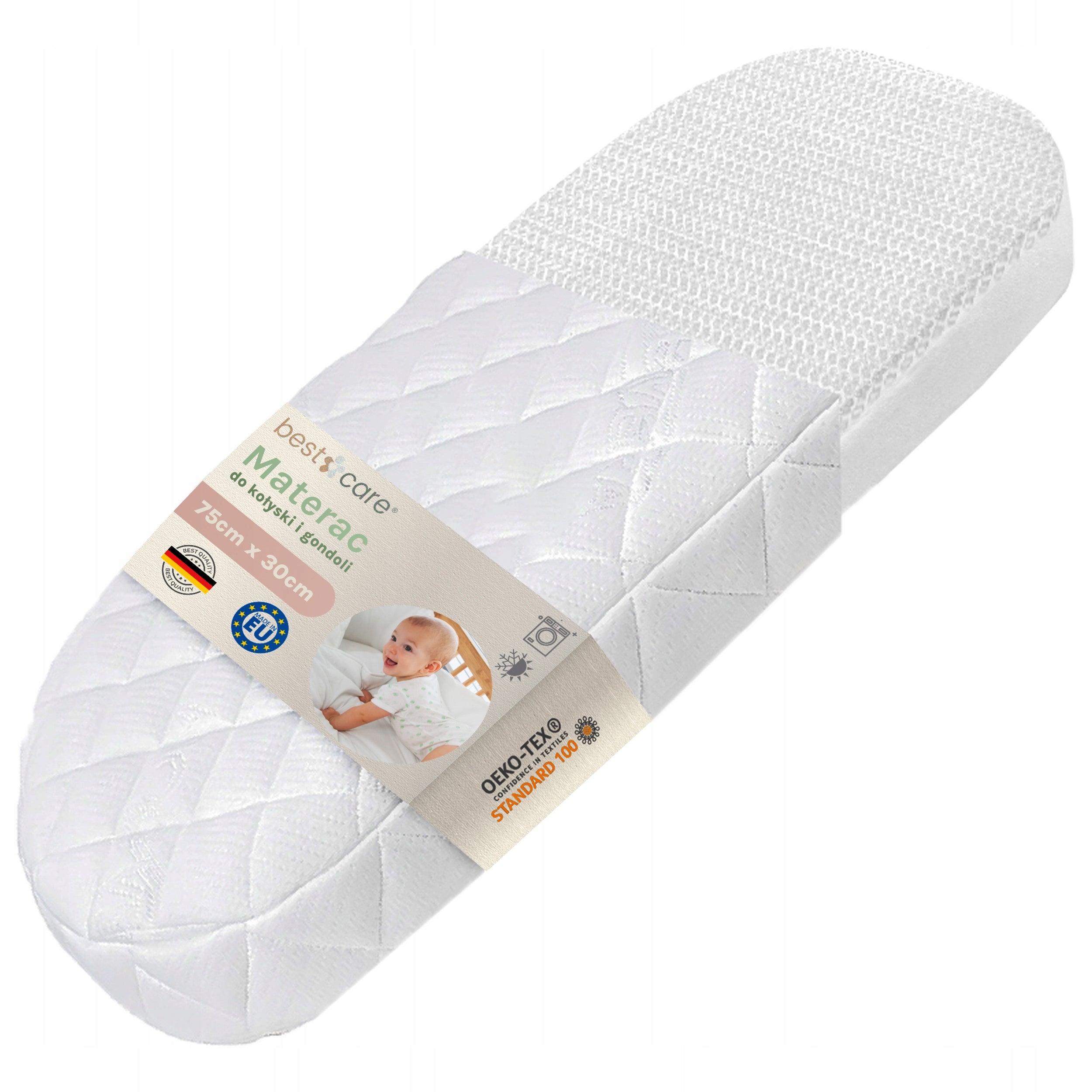 BestCare AERO Baby Mattress ddo stroller Air Plus Oval 75 x 30 cm