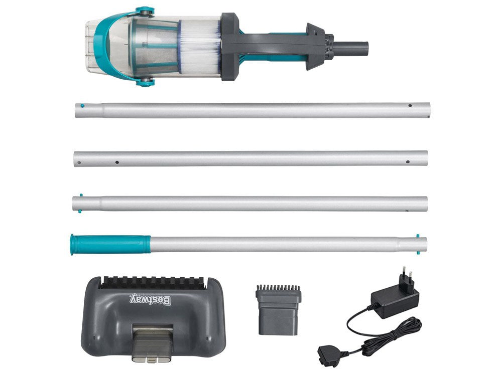 Bestawy AquaGrip Cordless Handheld Pool Vacuum Cleaner + 2 Heads 58946 Packaging status original