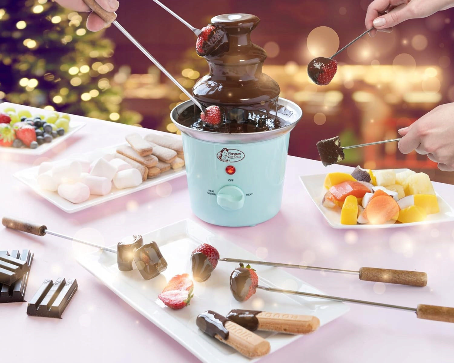 Bestron ACF300M Chocolate Fountain 60W 3 Levels Maintenance Function Manufacturer code B0BGNTN889
