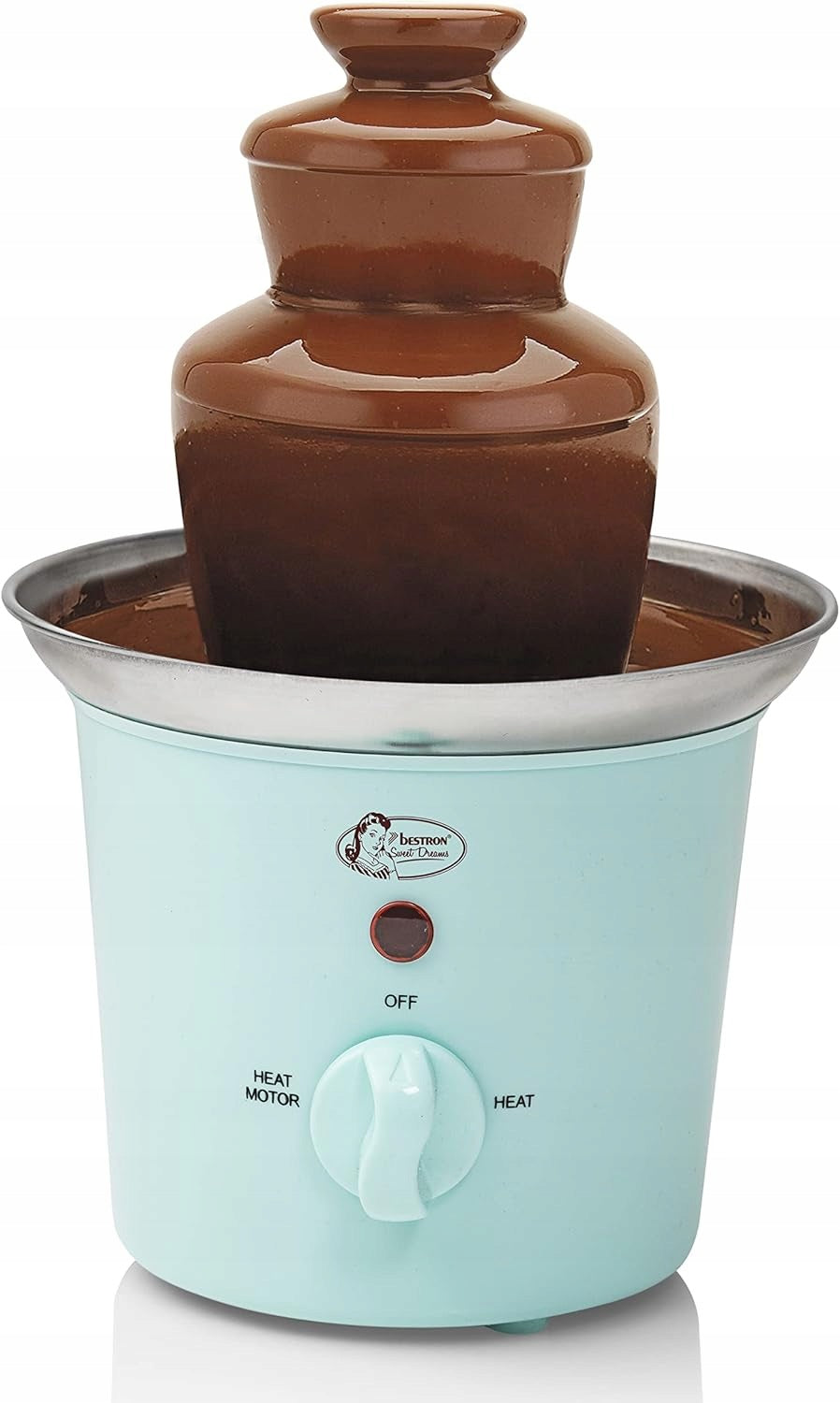 Bestron ACF300M Chocolate Fountain 60W 3 Levels Maintenance Function