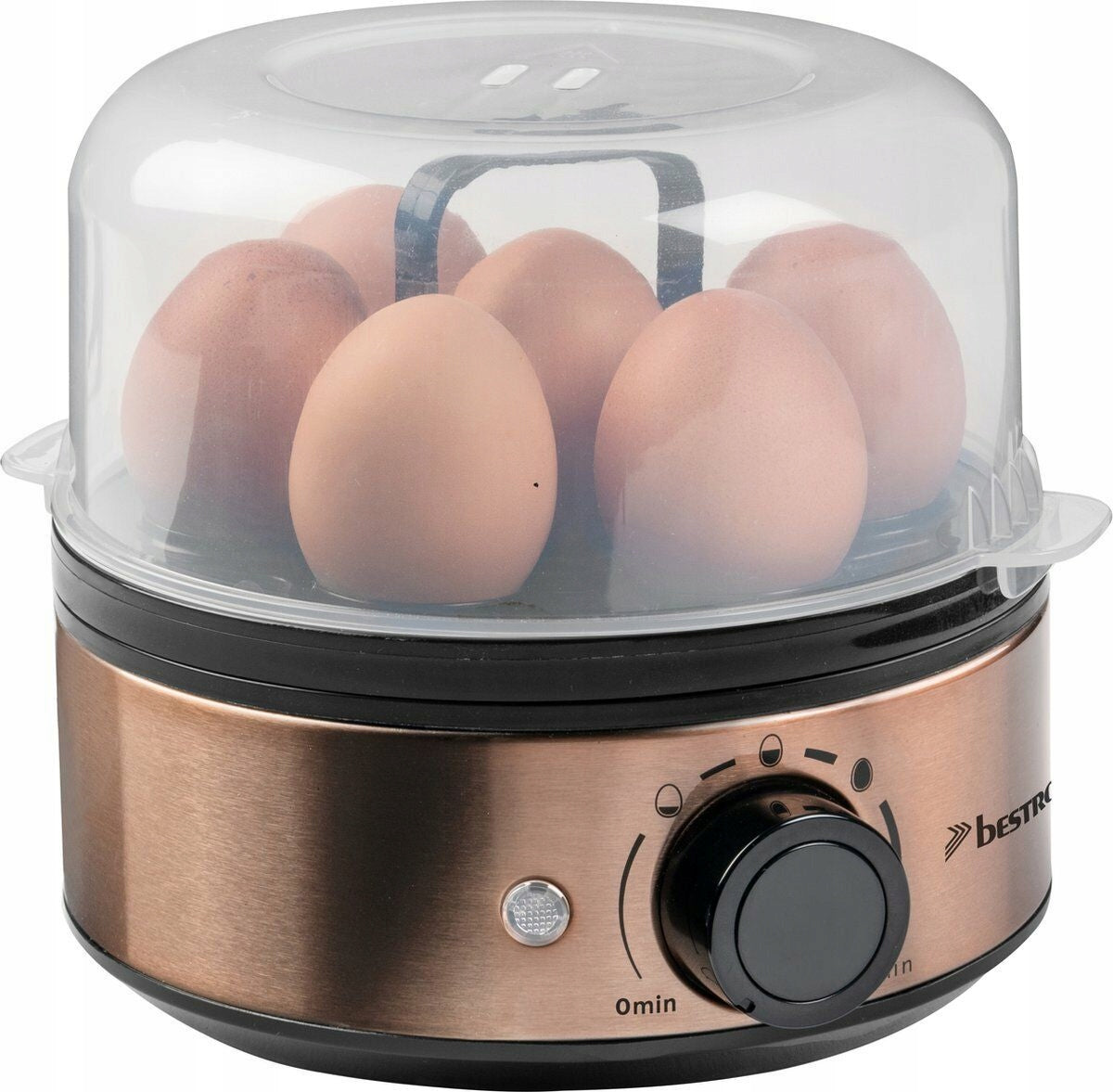 Bestron copper colection for cooking 7 eggs with adjustable hardness