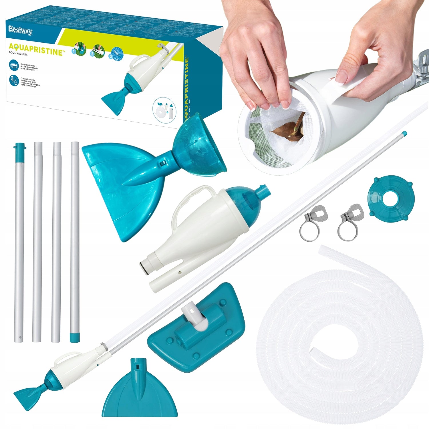 Bestway 58212 Pool VACUUM CLEANER Pool Bottom Cleaning Kit