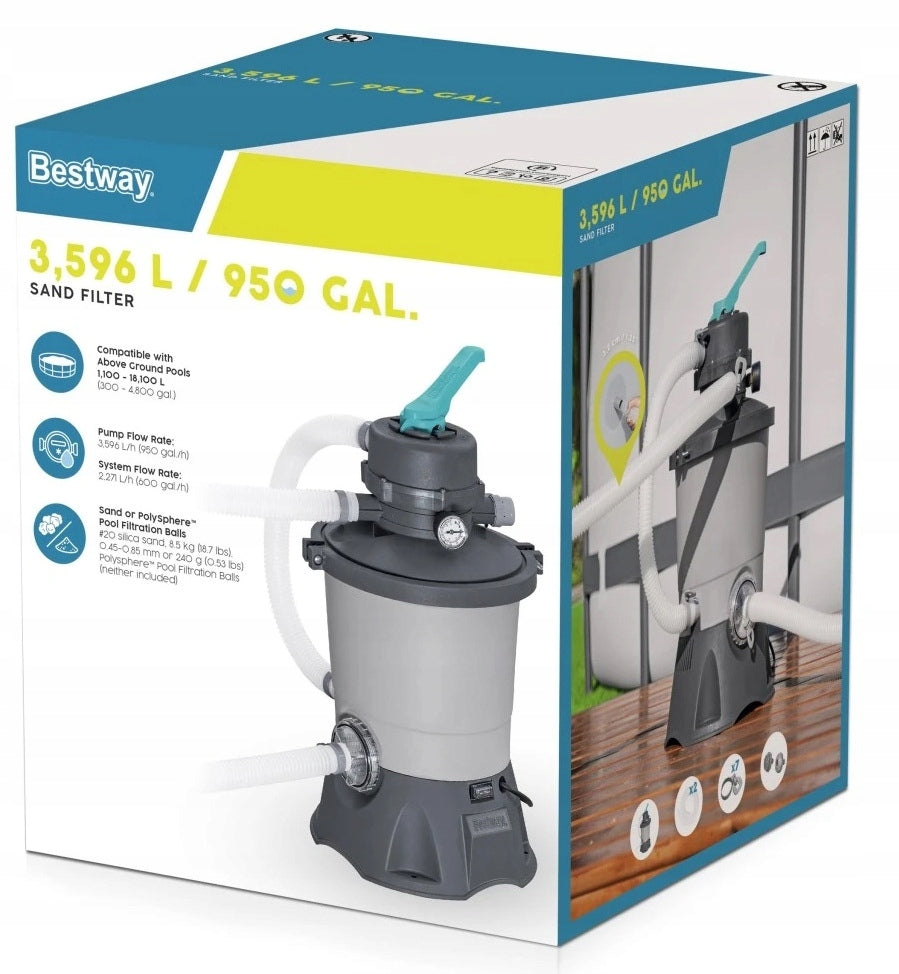Bestway 58515 Sand pump 3596l/h model 2026r Brand Bestway
