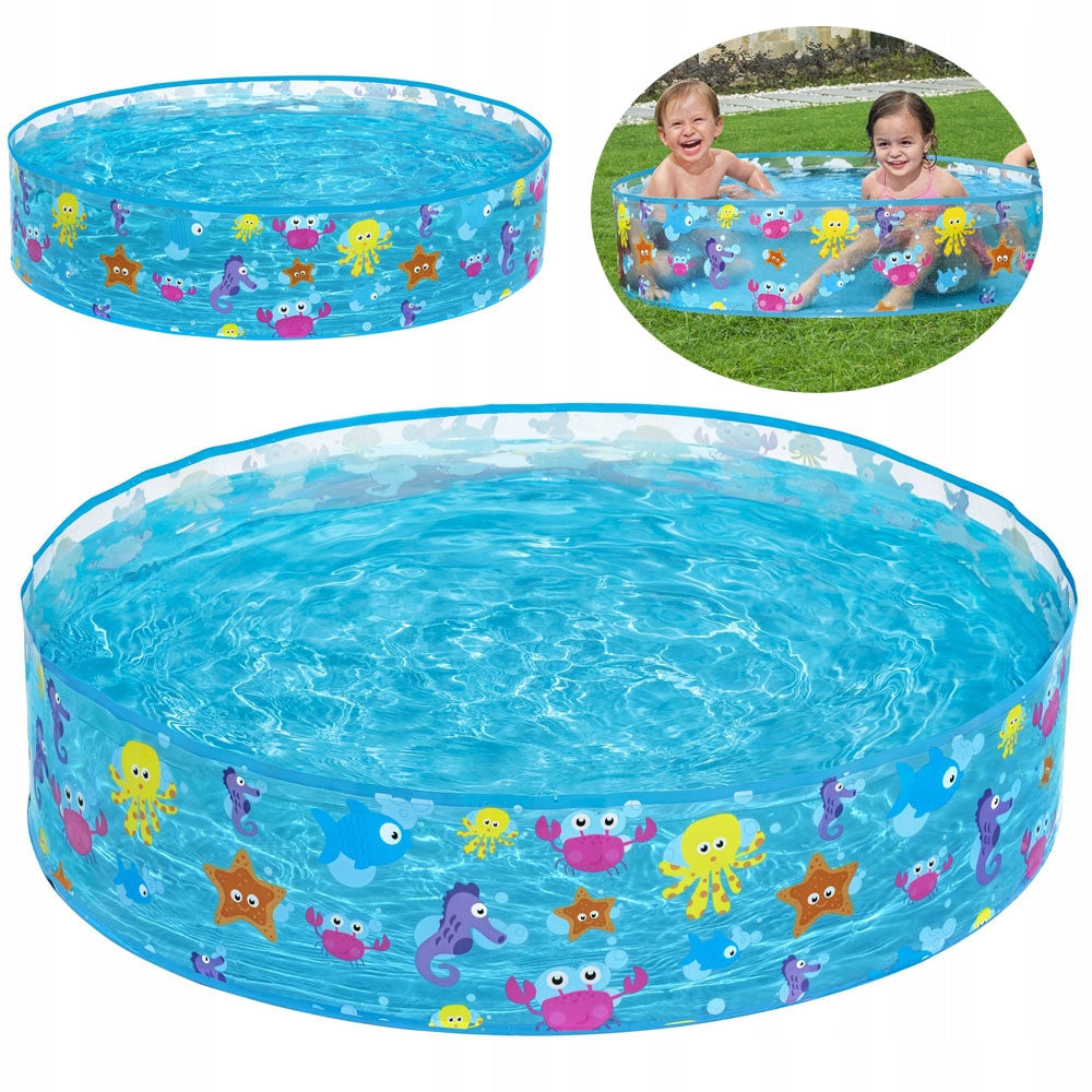 Bestway SHOWER TRAY Expansion garden pool with animals 122x25cm 55028