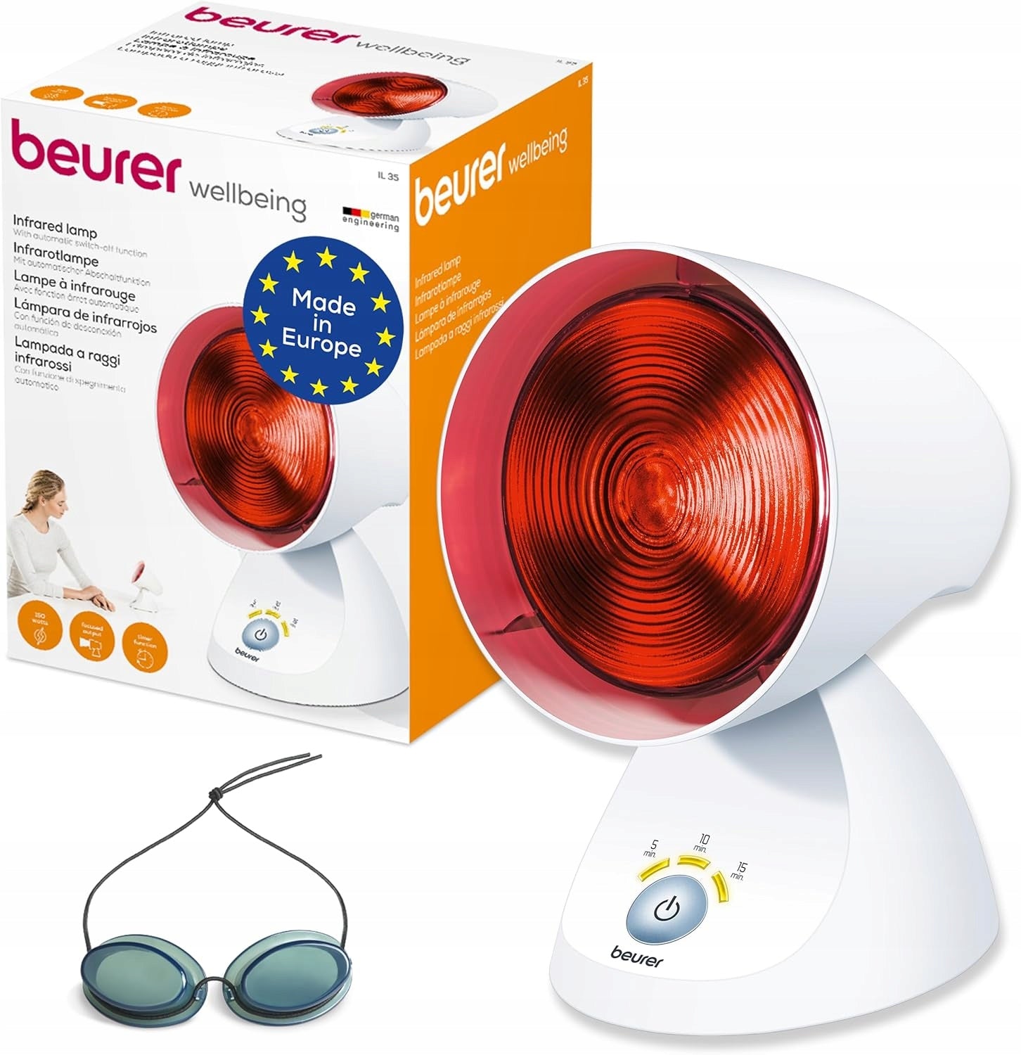 Beurer IL 35 IR lamp infrared timer 3 levels muscle therapy