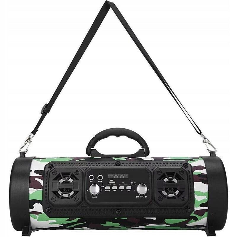 Bezdrôtový Bluetooth reproduktor DH-M17 FM rádio USB TF LED Camouflage Packaging status original