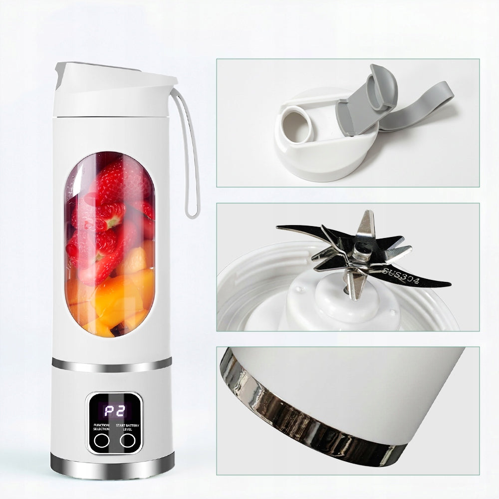 Biała Elektryczna Sokowirówka 25w Samoczyszcząca Domowa do Owoców Warzyw Packaging status original