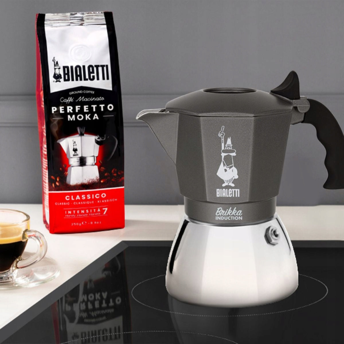 Bialetti Brikka 4tz Induction Cooker Coffee Maker Brand Bialetti