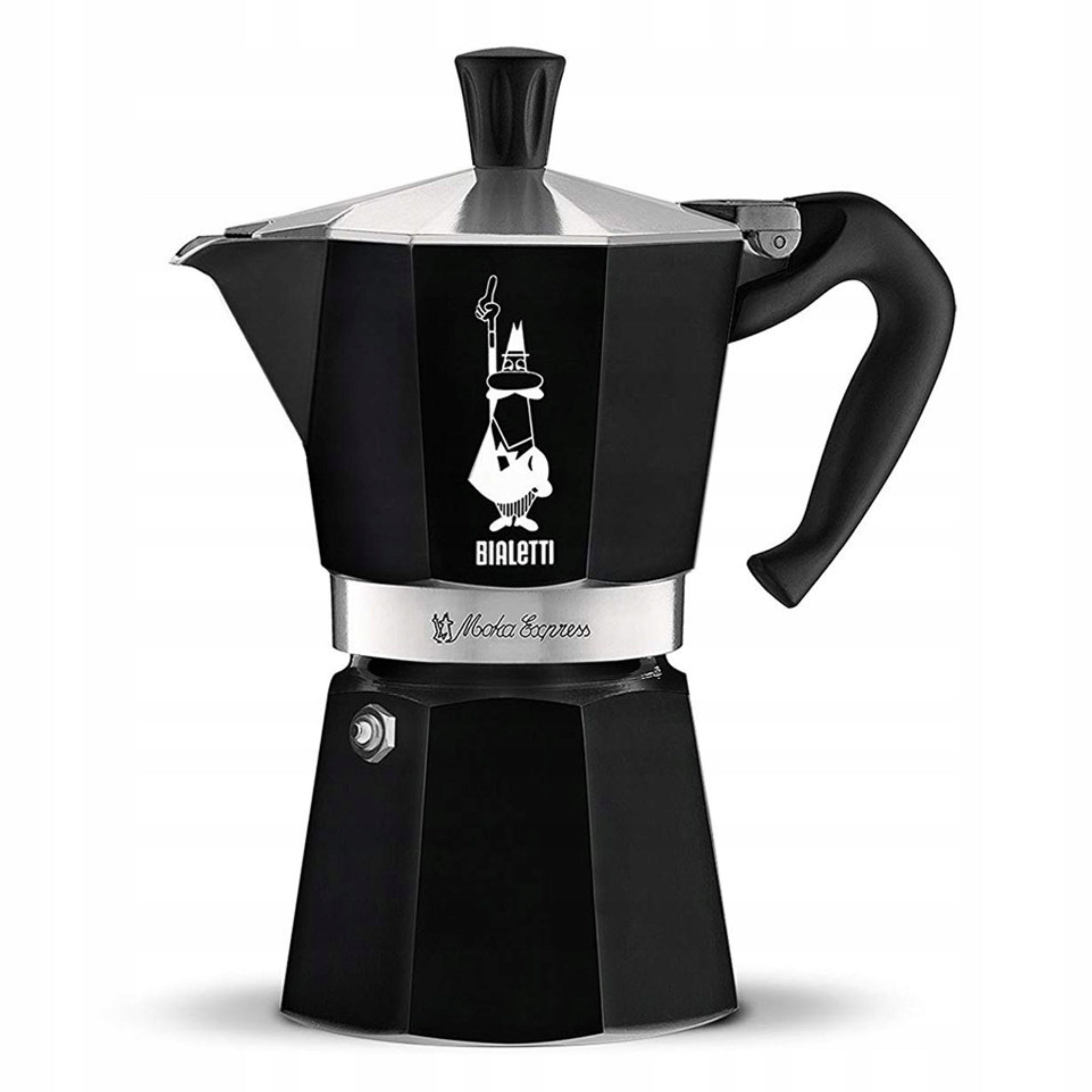 Bialetti Moka Express Black 6 cups 250 ml, black