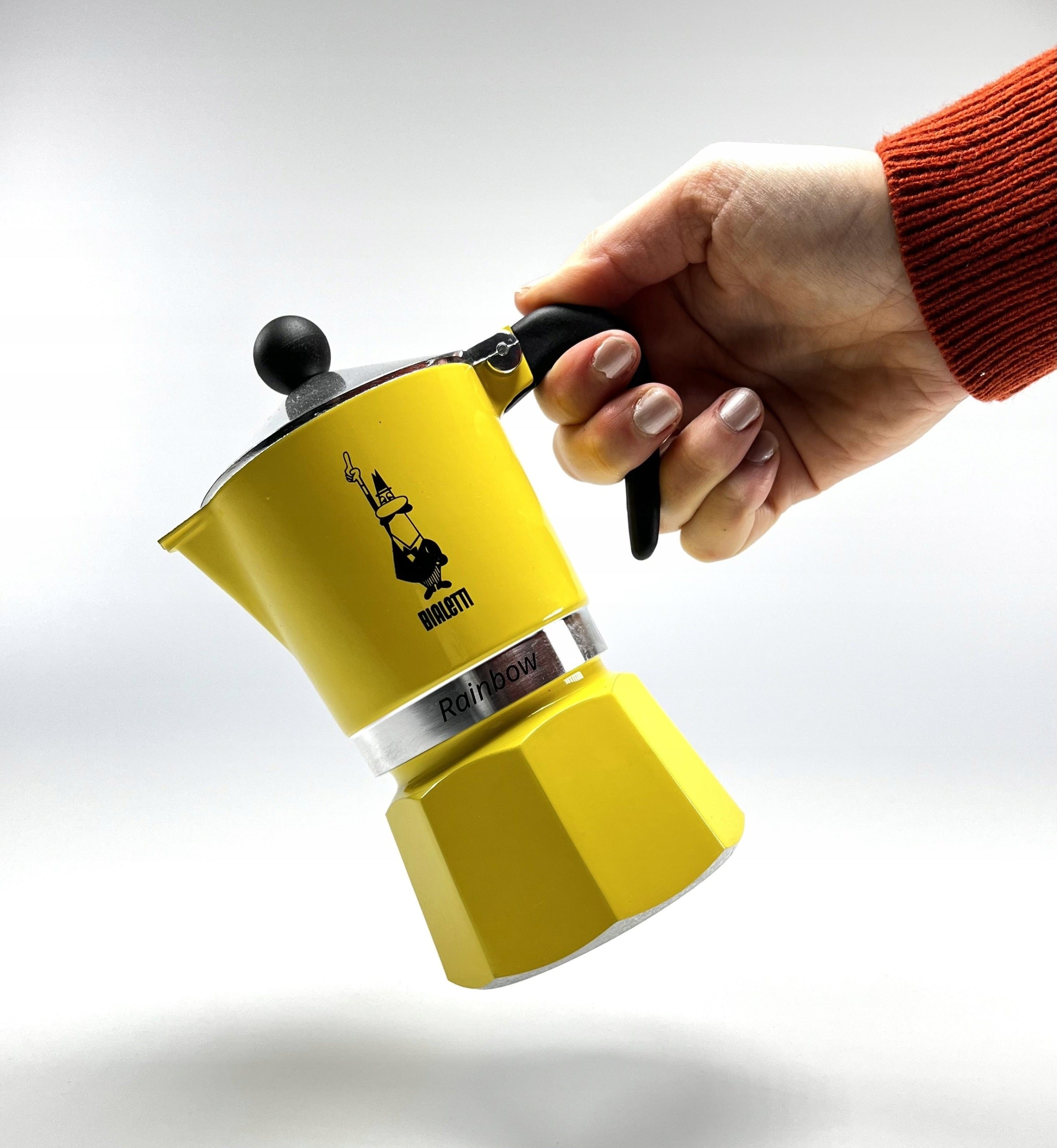 Bialetti Rainbow 3 žlutá moka konvice Brand Bialetti