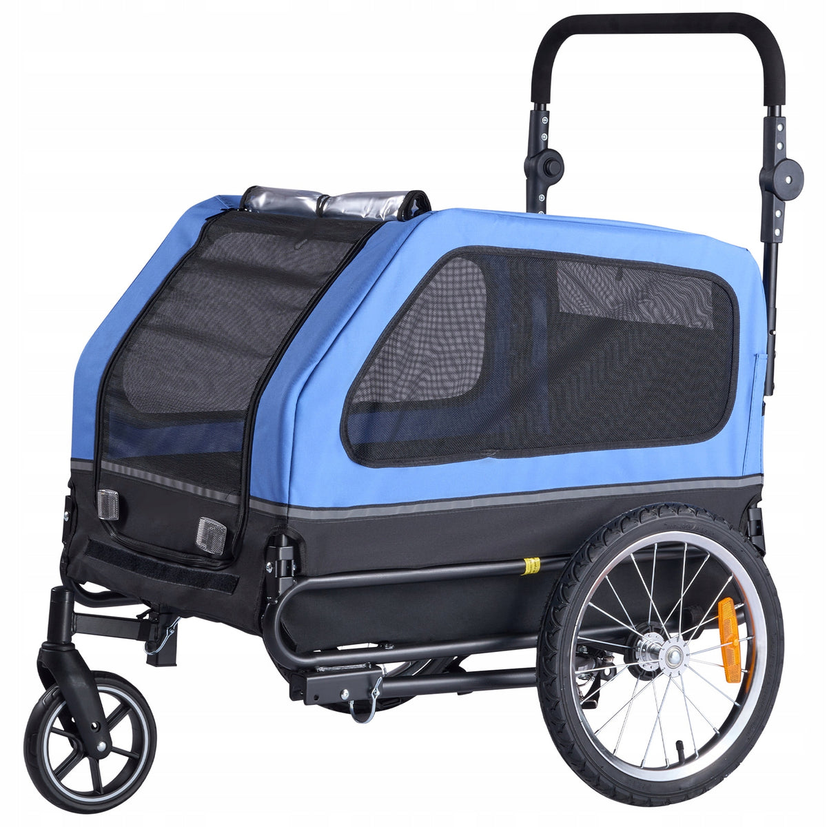 Bicycle Trailer For Dog 2in1 Trailer And Trolley Inner Lanyard