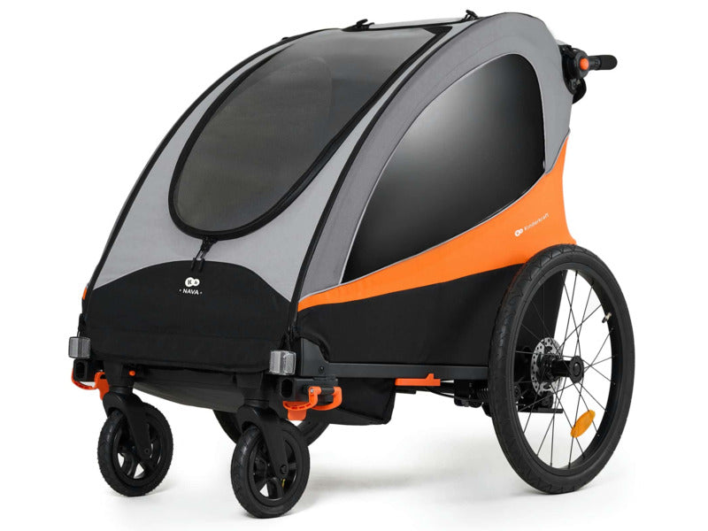 Bicycle Trailer KINDERKRAFT Nava 3in1 Orange