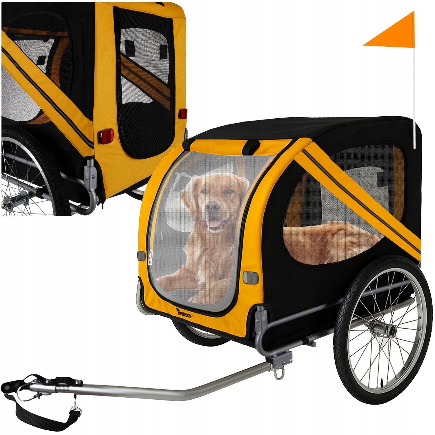 Bicycle Trailer for Animal Dog Cat for Transport Bike