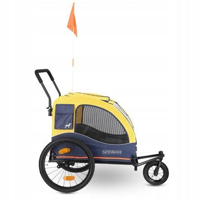 Bicycle trailer for dog HAFENBANDE Cabby L up to 45 kg Brand Hafenbande