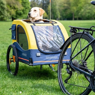 Bicycle trailer for dog HAFENBANDE Cabby L up to 45 kg Manufacturer code 4260578583626