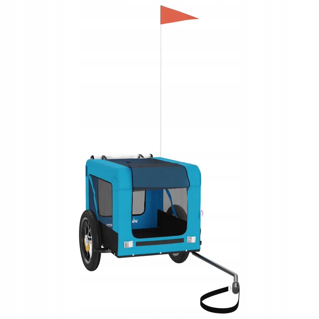 Bicycle trailer for pets blue-black 54,5 x 120 x 53 cm Brand no brand
