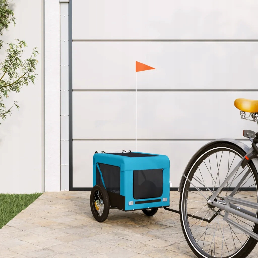 Bicycle trailer for pets blue-black 54,5 x 120 x 53 cm Packaging status original