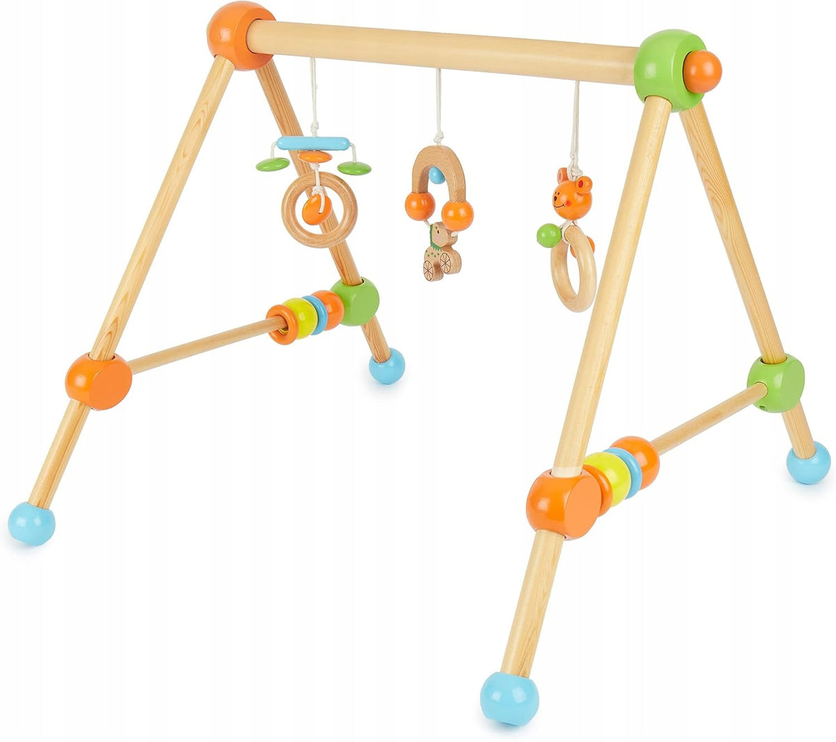 Bieco Montessori Wooden Trapeze Infant Multicolored