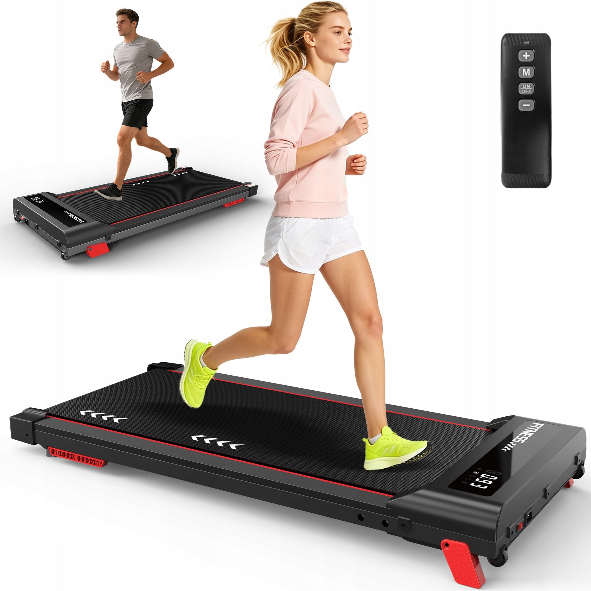 Bieżnia biurowa domowa Walking Pad elektryczna 4% nachylenie 2,25HP
