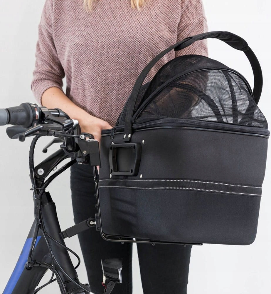 Bike basket for dog and cat on the handlebar as a lightweight leash bag up to 6 kg Manufacturer code TX-13108