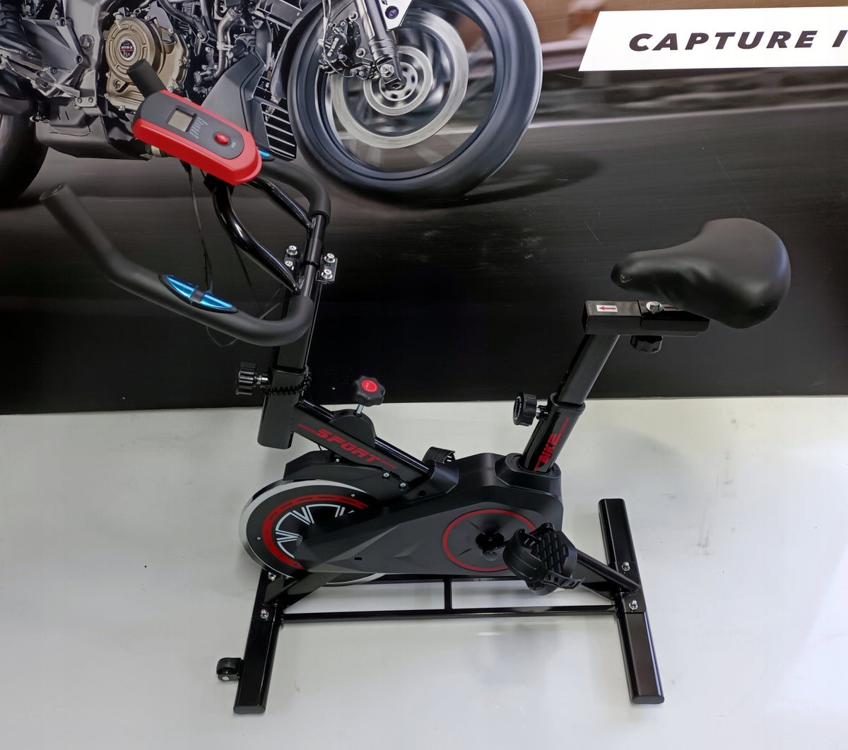 Bikesport cardio stationary exercise bike,fitness, 120kg, display Packaging status original
