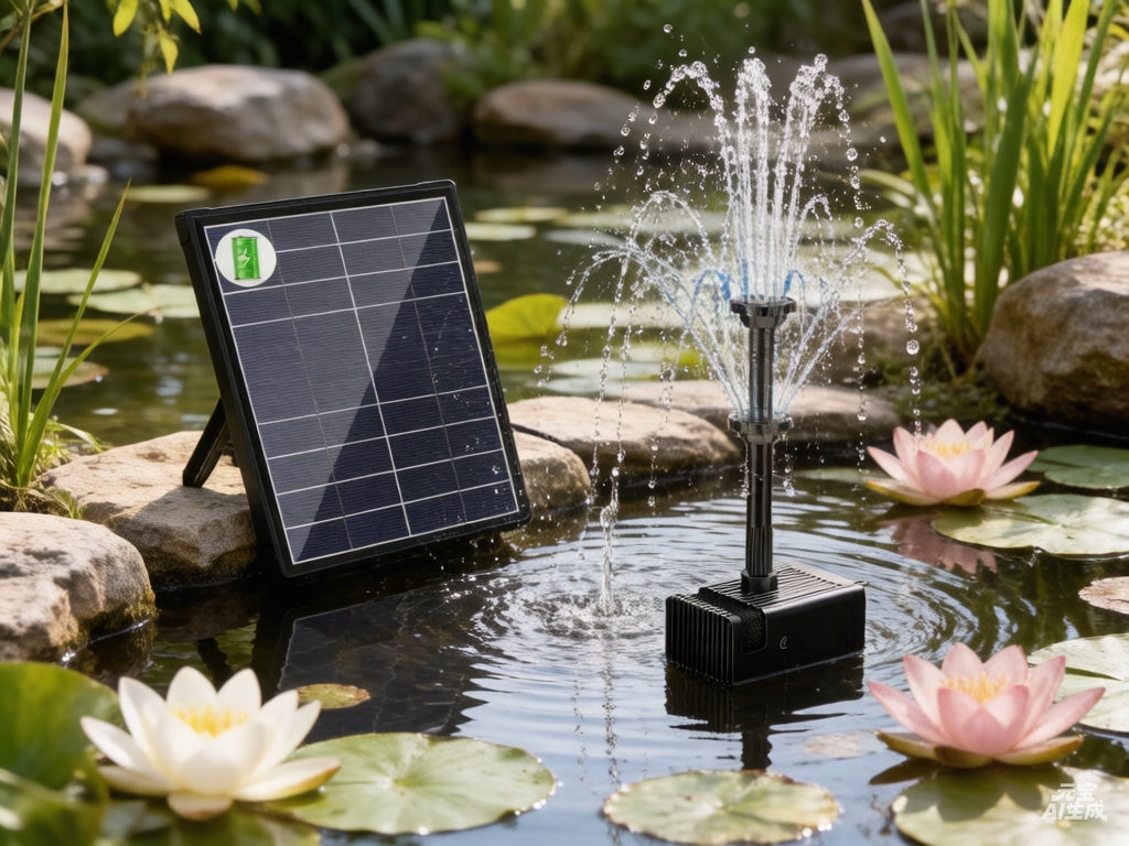 Billing Floating Solar Fountain 5.5W With Battery And 10 Nozzles Manufacturer code 767552882682