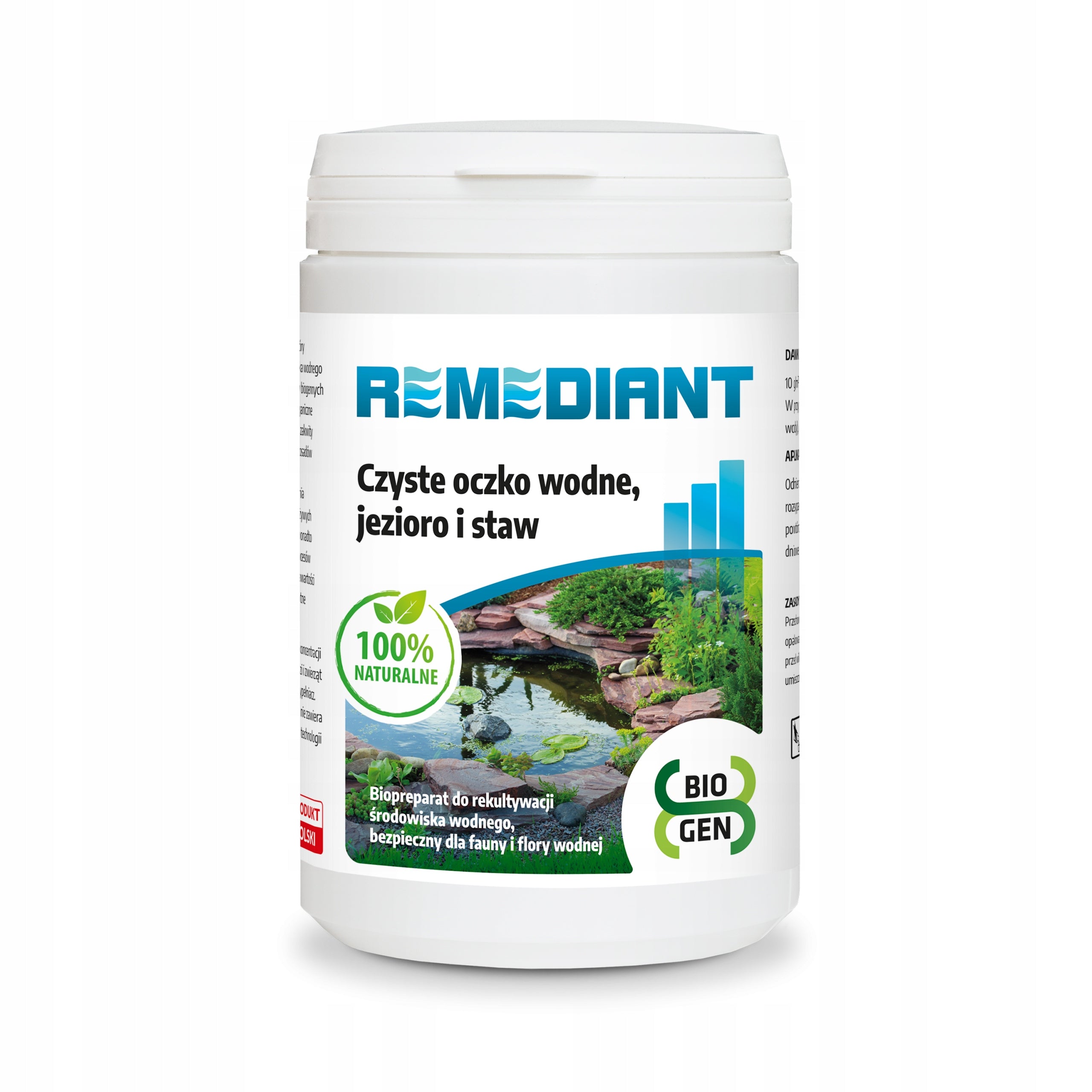 Biopreparation for purification of water reservoirs Remediant 1kg Bacteria eye
