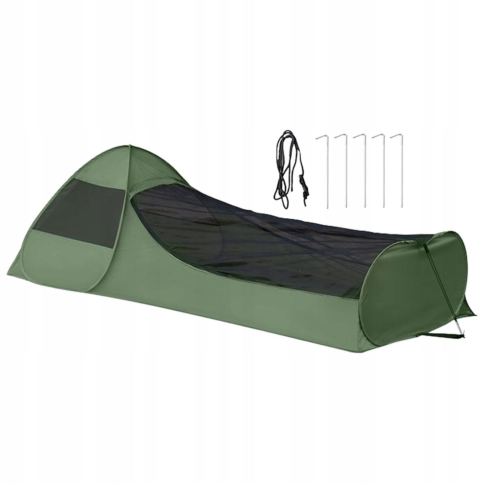 Bivy Tent Lightweight Shade Compact Personal Tent Single Person Dark Green