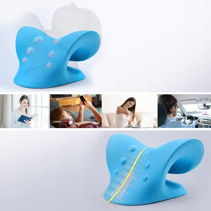 Blabok Chiropractic Pillow for Joint Pain Relief Dark Blue Brand no brand