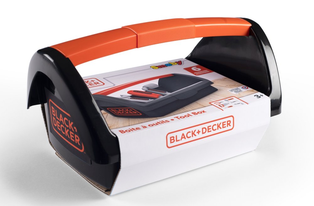 Black Decker Kids Tool Box DIY Smoby Packaging status original