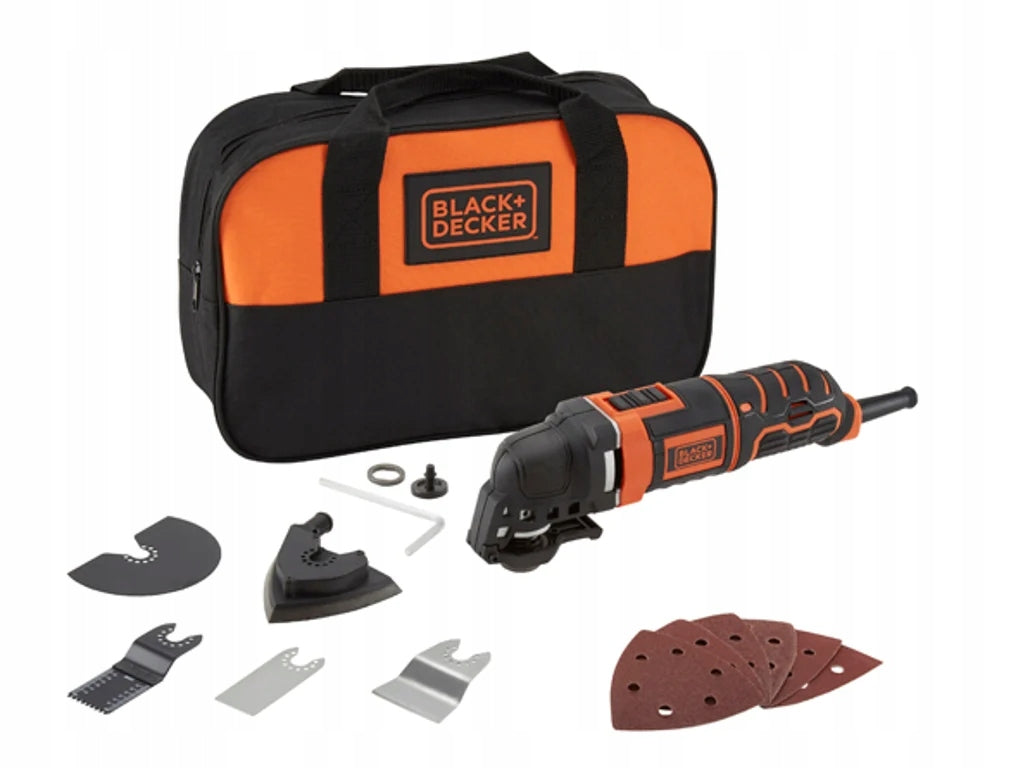 Black & Decker MT300SA2 oscillating multi-tool Black, Black, Black,...