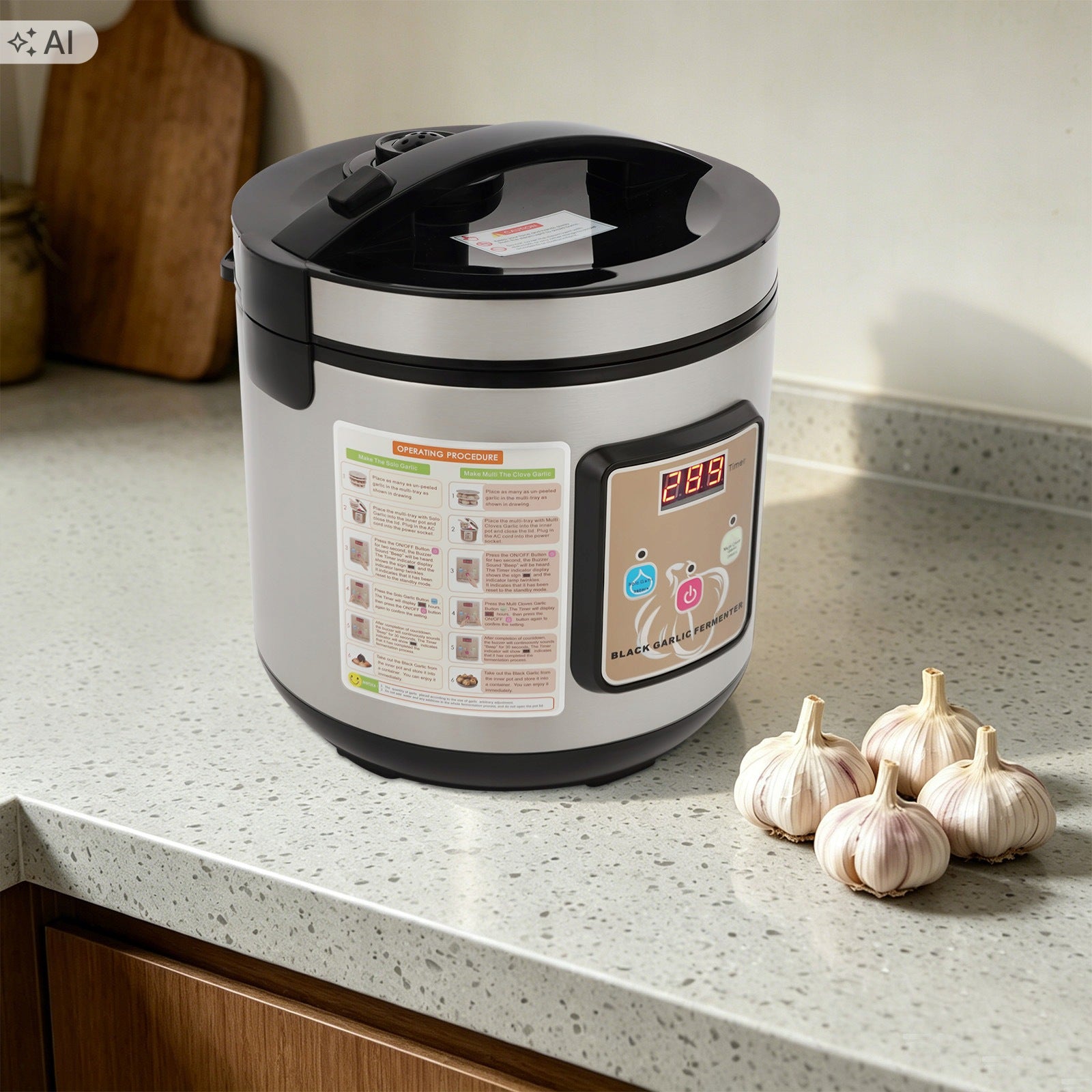 Black Garlic Fermenter, 6L Intelligent Fermentation Machine 90W 220-240V Brand no brand