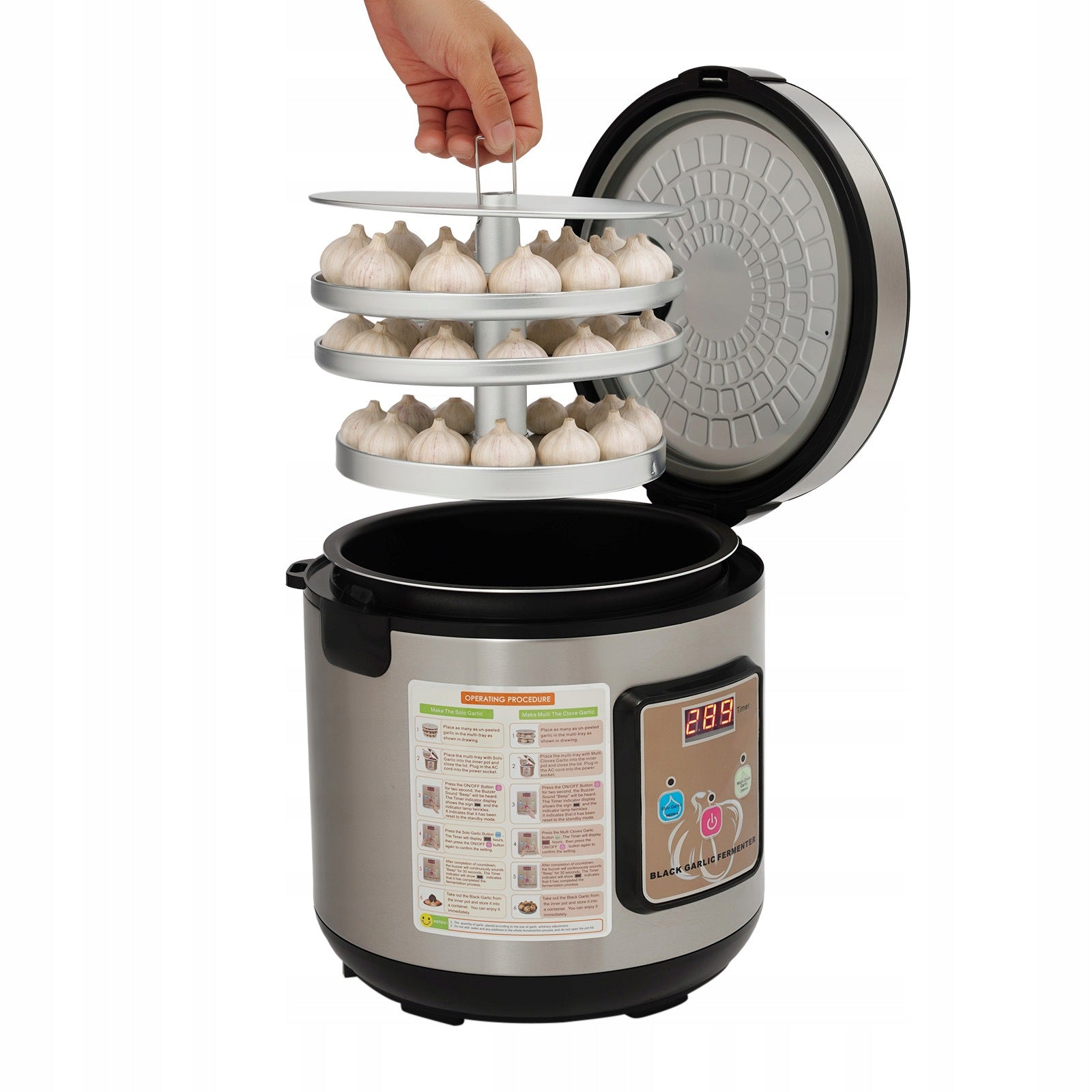 Black Garlic Fermenter, 6L Intelligent Fermentation Machine 90W 220-240V Manufacturer code buynest