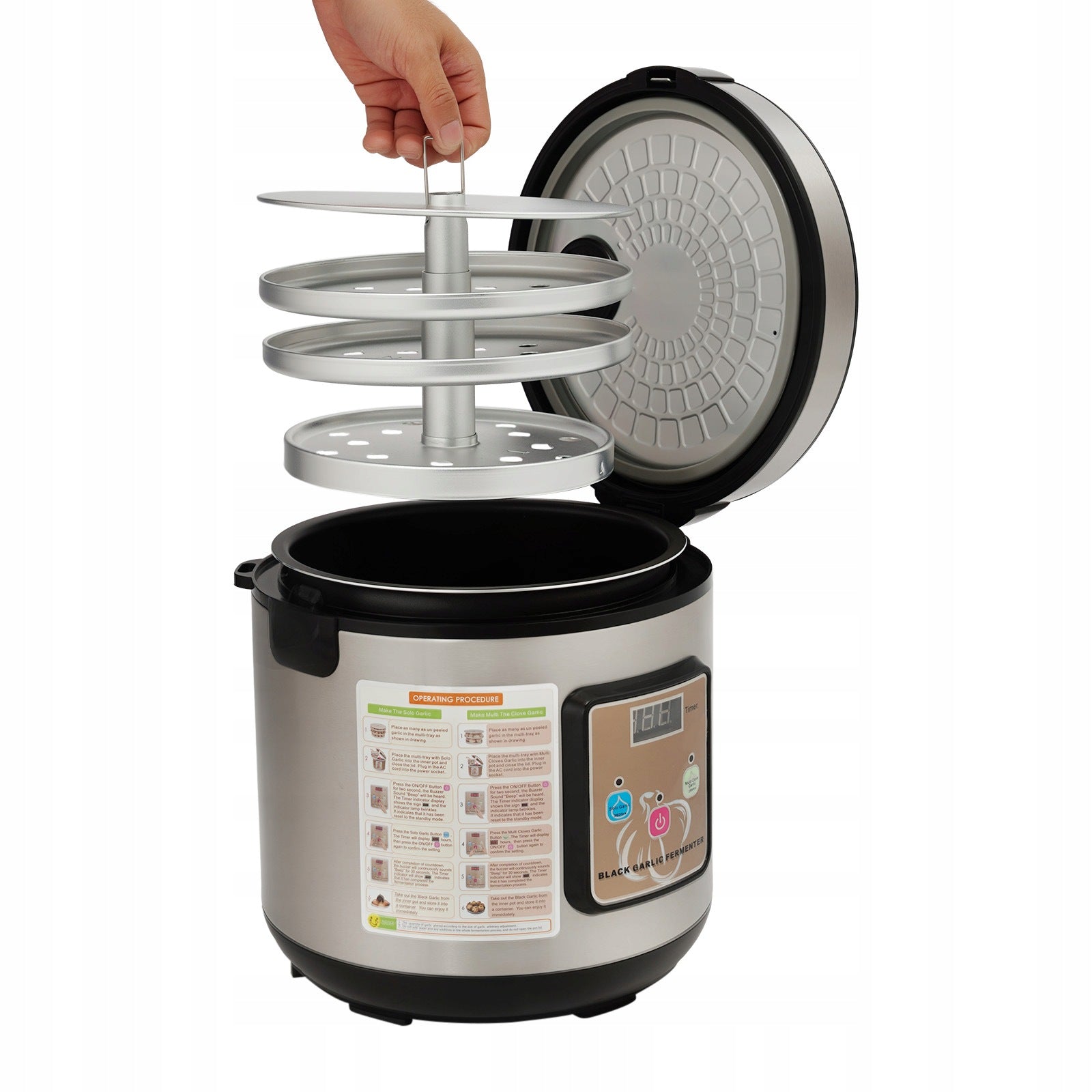 Black Garlic Fermenter, 6L Intelligent Fermentation Machine 90W 220-240V