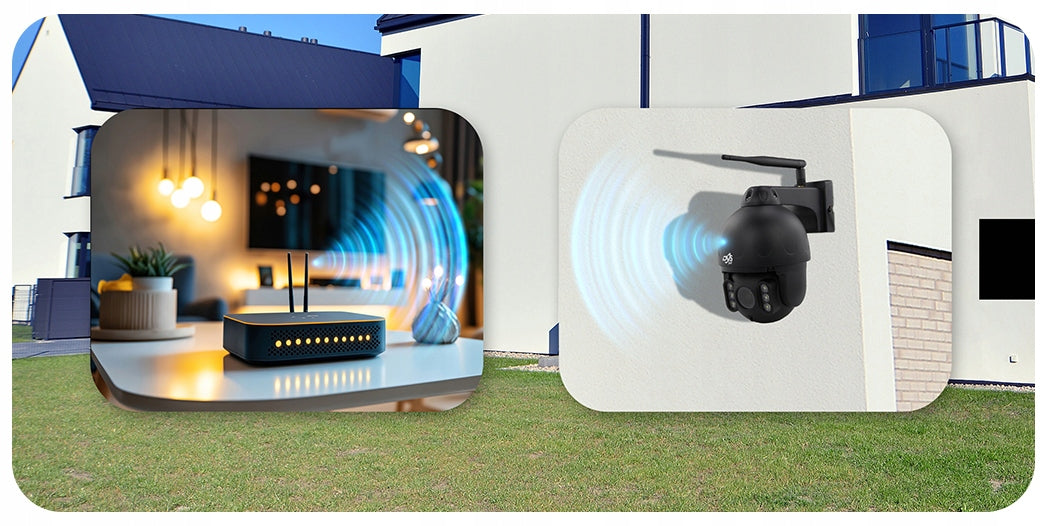 Black Outdoor 4K 8Mpx Rotating WiFi Camera APPROXIMATION SMART 8x ZOOM Manufacturer code DVS-SDIP802812E-IRWS