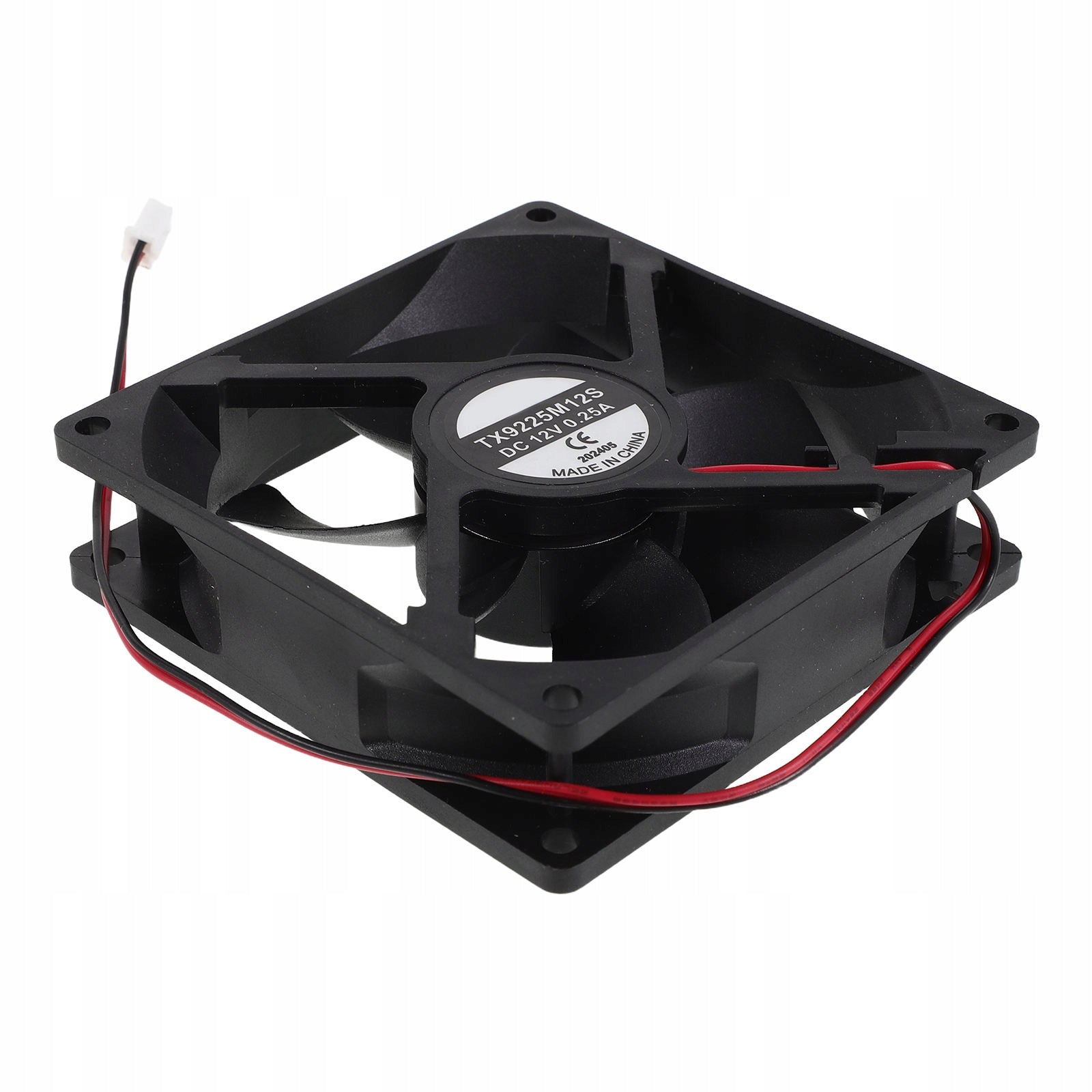 Black Plastic Cooling Fan for Water Purifier with Quiet Dc Motor Model 22698258323924