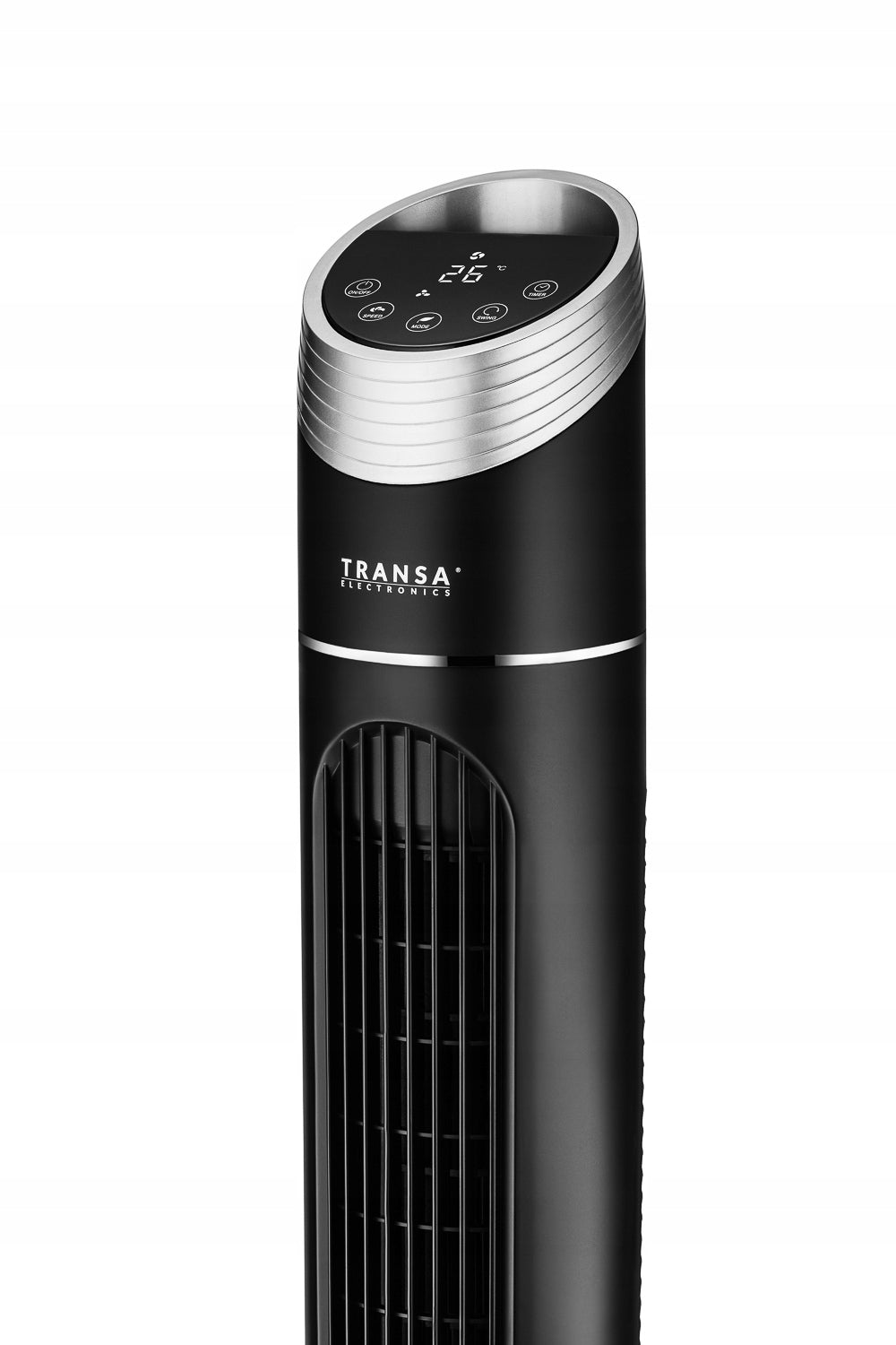 Black Remote Control Floor Column Fan Oscillation Timer Power 40W Fan type column