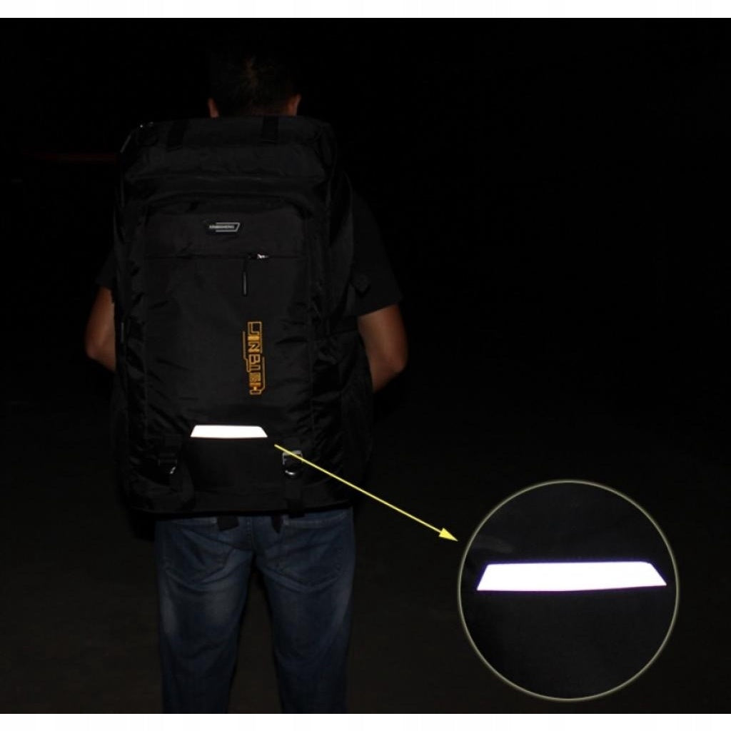 Black Sturdy Hiking Backpack Trekking 70L Hand Luggage Manufacturer code PL-70-CZ